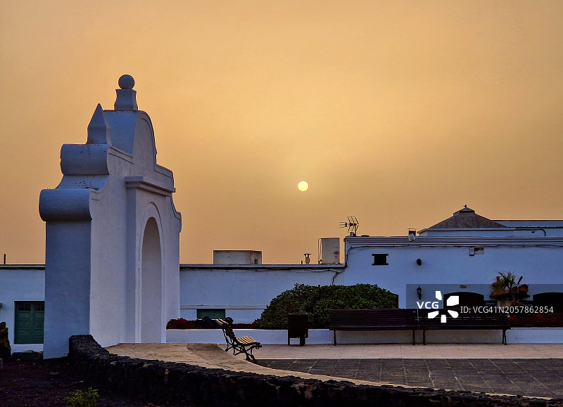 特吉塞的卡利马现象，兰萨罗特岛图片素材