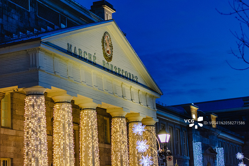 蒙特利尔博内科塞市场图片素材