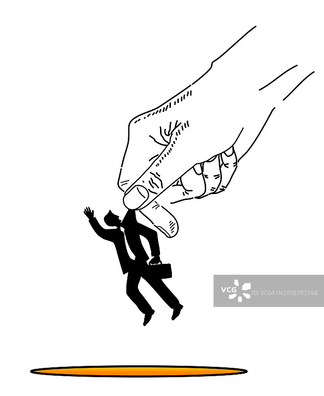 火灾与失业概念图片素材