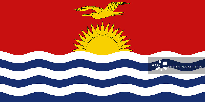 基里巴斯国旗图片素材
