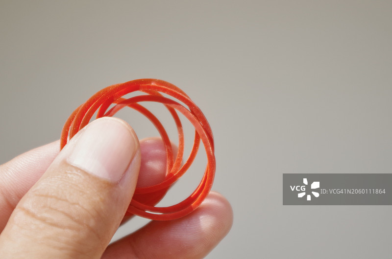 收集可重复使用的橡皮筋图片素材