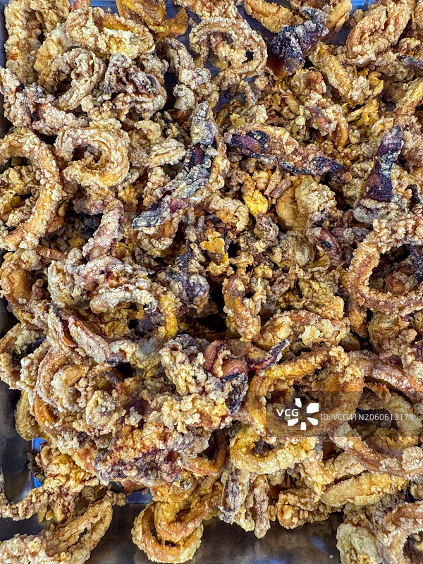 炸鱿鱼图片素材