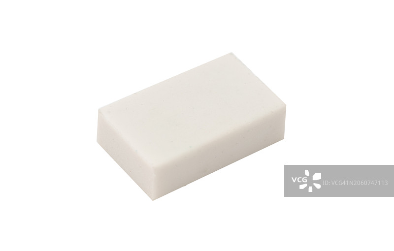 白色背景上的独立橡皮擦图片素材