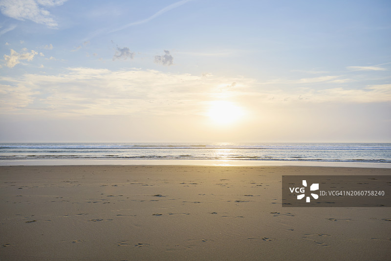 海边的日落图片素材