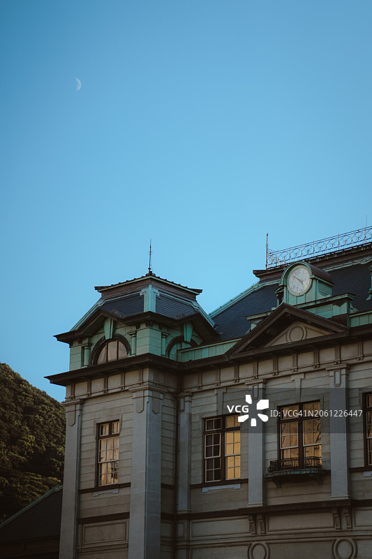 JR门司站，蓝天背景图片素材