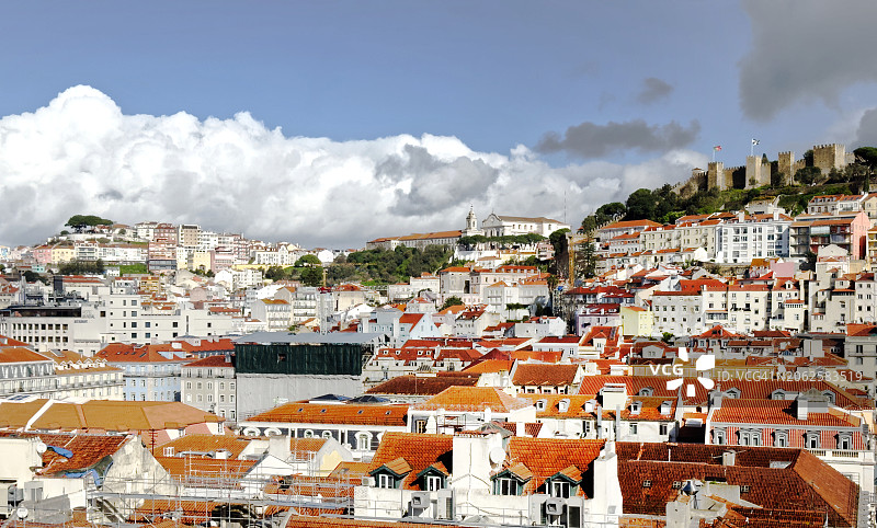 里斯本屋顶风光图片素材
