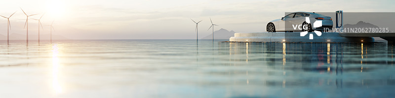 电动汽车海洋充电器pers06图片素材