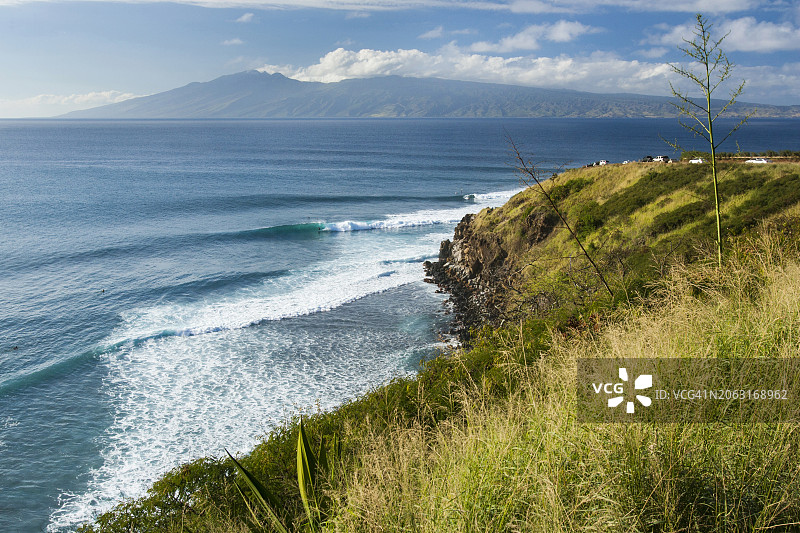 霍诺卢拉湾，卡帕鲁阿，毛伊岛，夏威夷图片素材