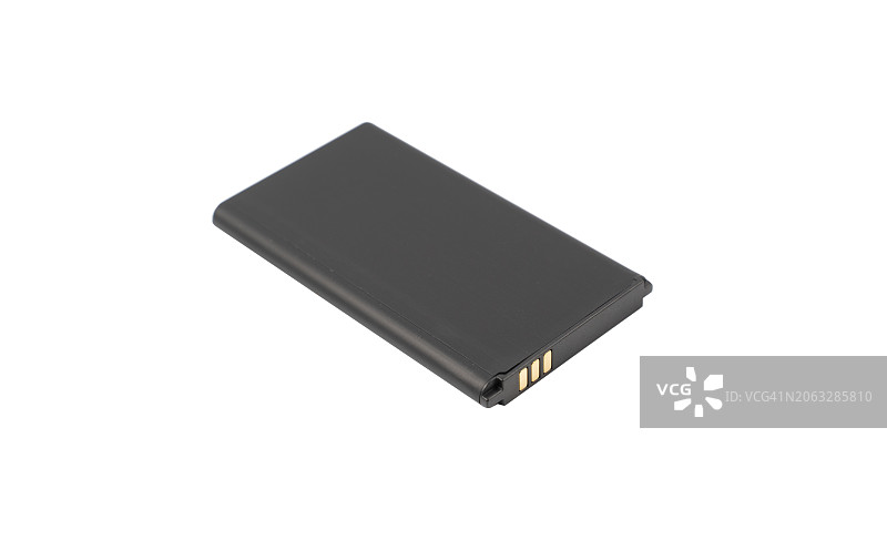 通用锂离子电池，白色背景图片素材