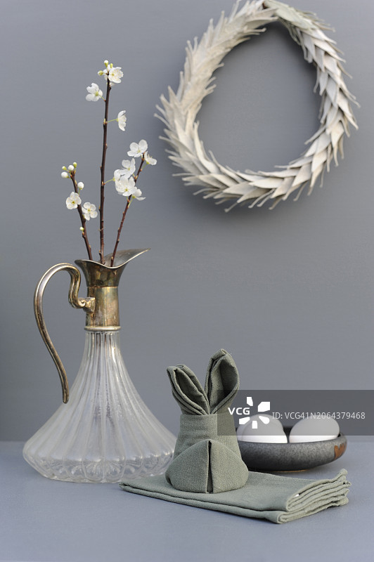 DIY复活节装饰品棚拍图片素材