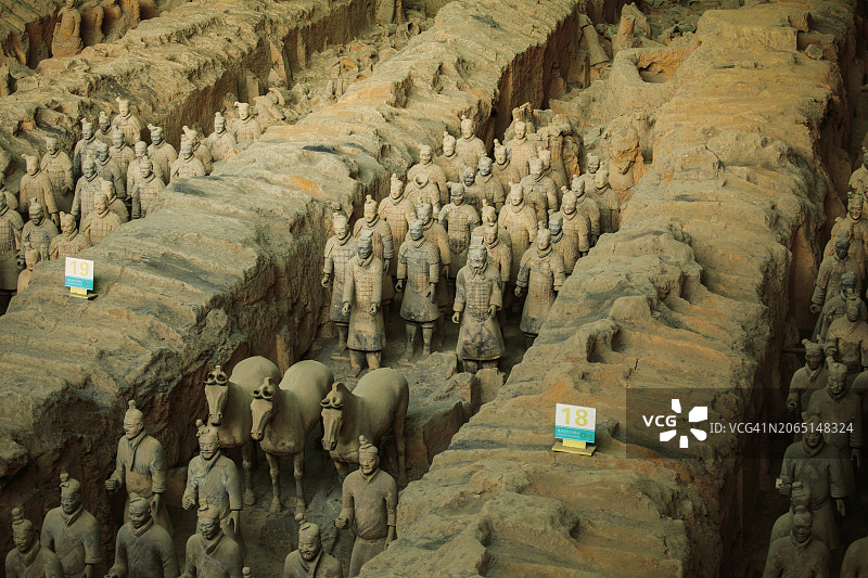 西安兵马俑图片素材