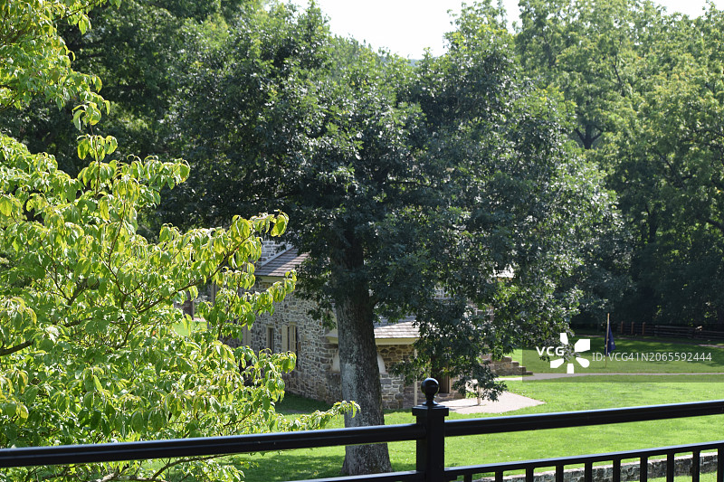 福吉谷国家历史公园的乔治·华盛顿总部图片素材