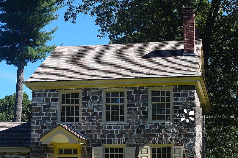 福吉谷国家历史公园的乔治·华盛顿总部图片素材