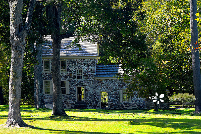 福吉谷国家历史公园的乔治·华盛顿总部图片素材