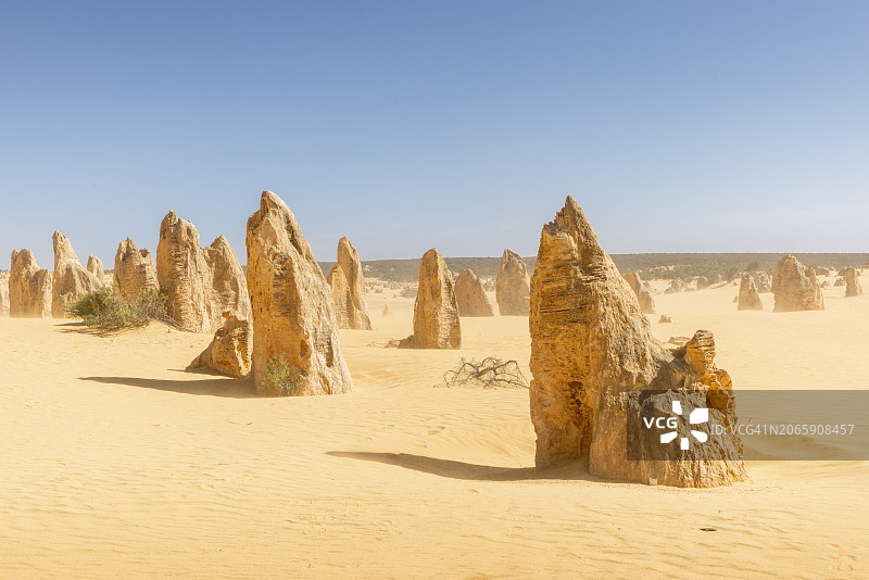 澳大利亚楠邦沙漠晴空全景图片素材