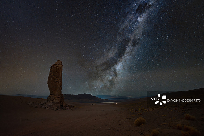 智利安托法加斯塔埃尔洛亚夜空星空风光图片素材