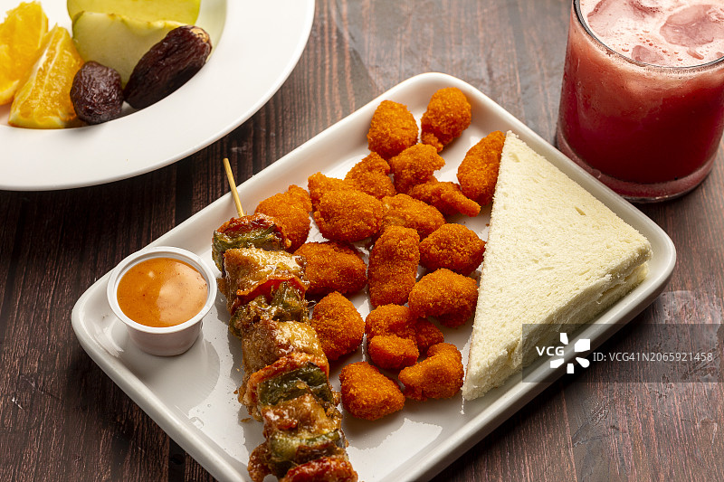 孟加拉国美食俯视图图片素材