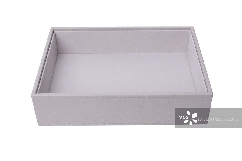 白色背景上的珠宝托盘图片素材