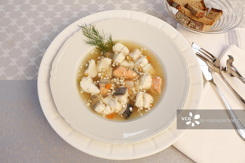 施瓦本美食：康斯坦茨湖鱼锅图片素材