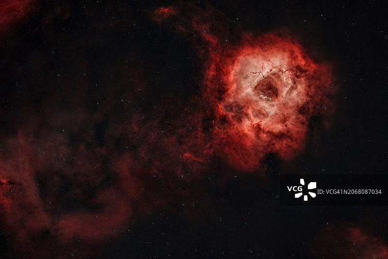 玫瑰星云(也称为Caldwell 49)图片素材