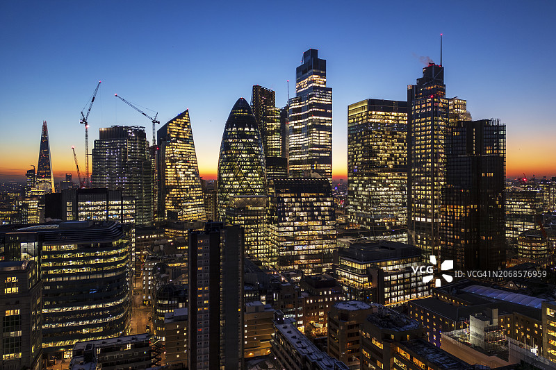 伦敦市天际线图片素材