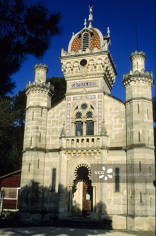 费雷角阿尔及利亚别墅教堂图片素材