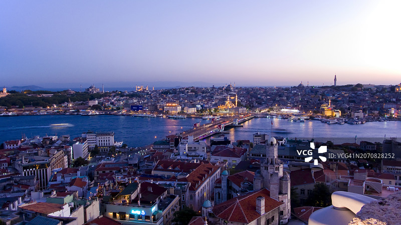 伊斯坦布尔黄昏图片素材