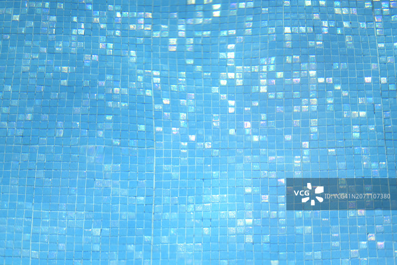 马赛克泳池底部图片素材