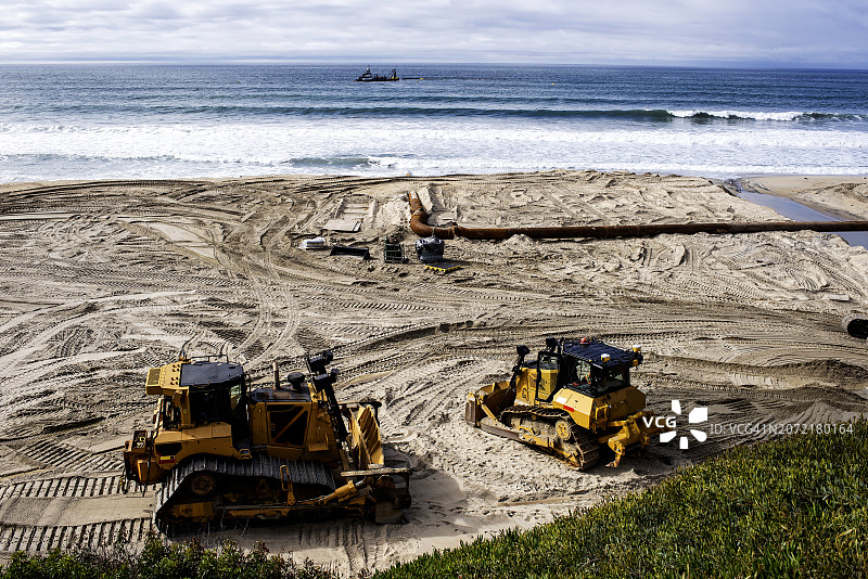 沙土复垦图片素材