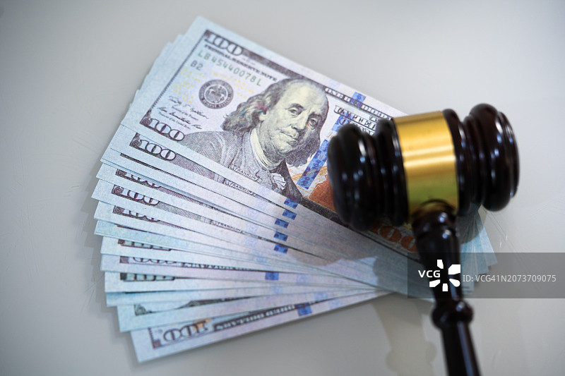 美元锤子，金融概念图片素材