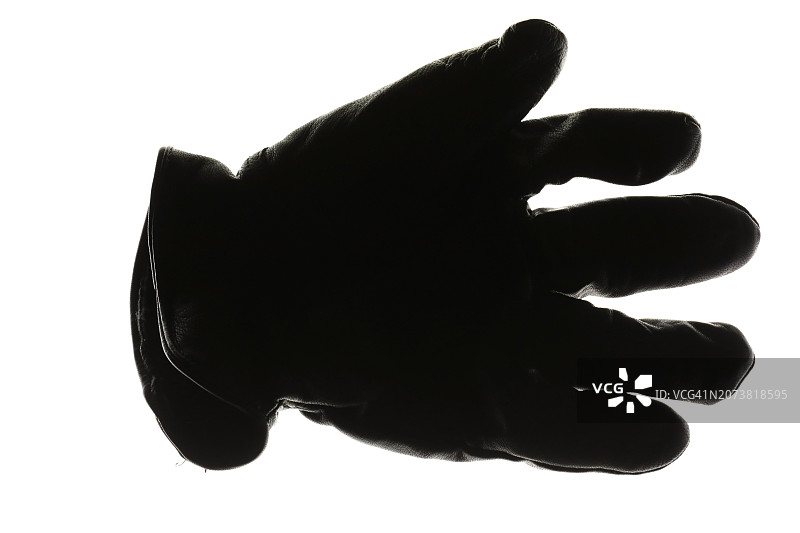 白色背景上的御寒手套图片素材