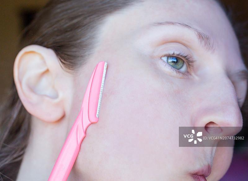 脱毛护肤，皮肤磨皮，去除角质图片素材