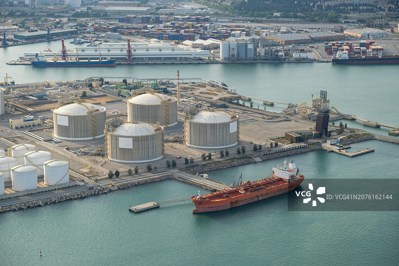 巴塞罗那港口图片素材