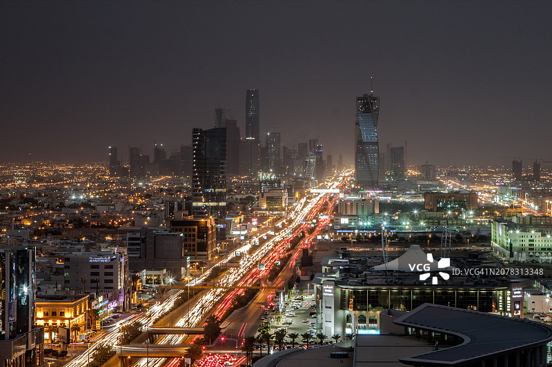 利雅得夜景图片素材