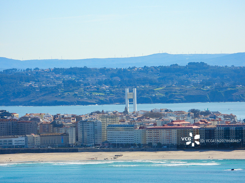 拉科鲁尼亚市风光图片素材