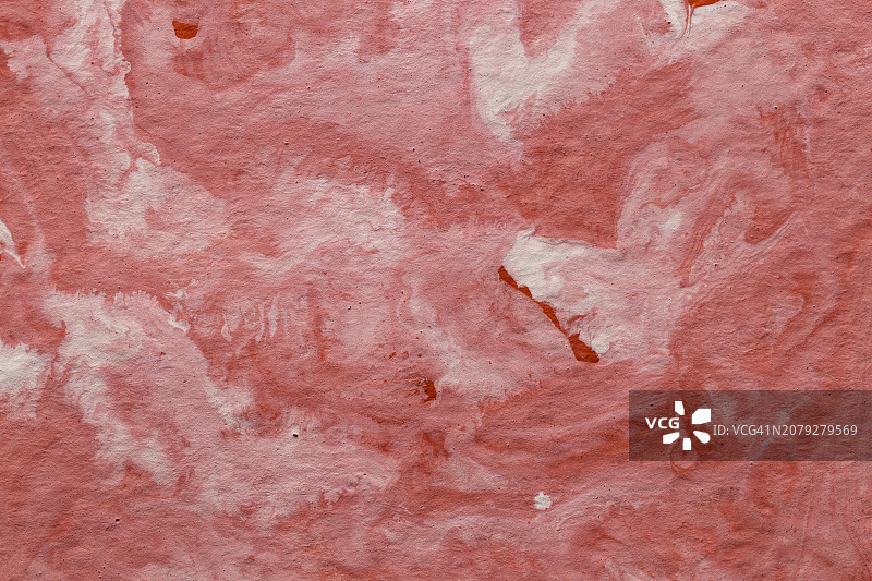 一个抽象的彩色水彩渐变填充背景与水彩污渍的特写。图片素材