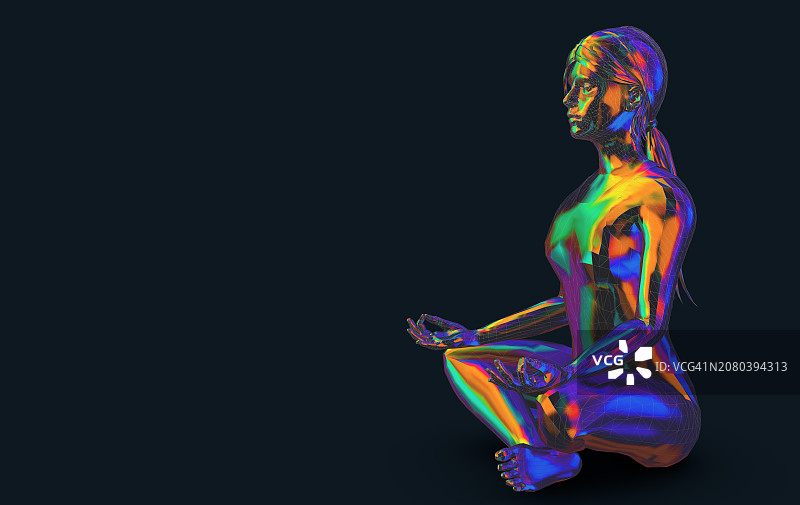 瑜伽插画图片素材