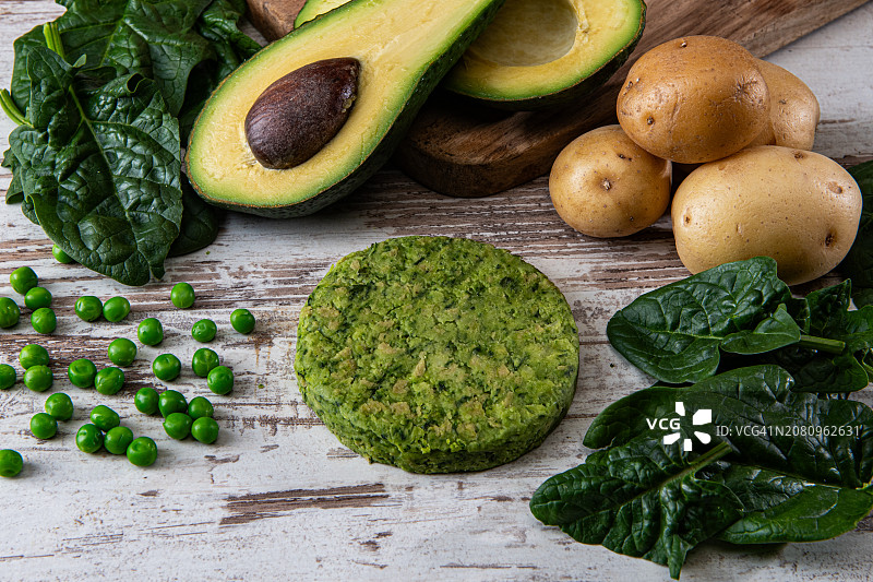 素食汉堡图片素材