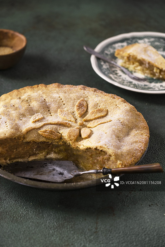 罐装苹果派图片素材