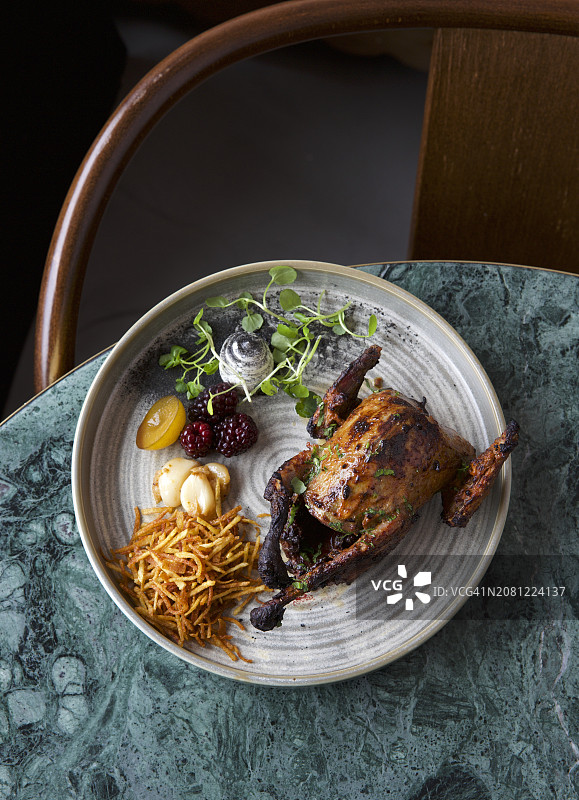 烤林鸽图片素材