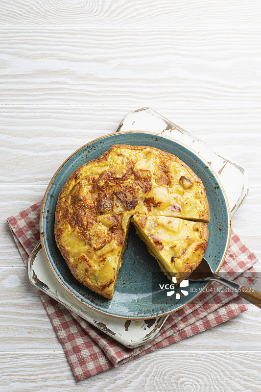 自制西班牙土豆饼图片素材