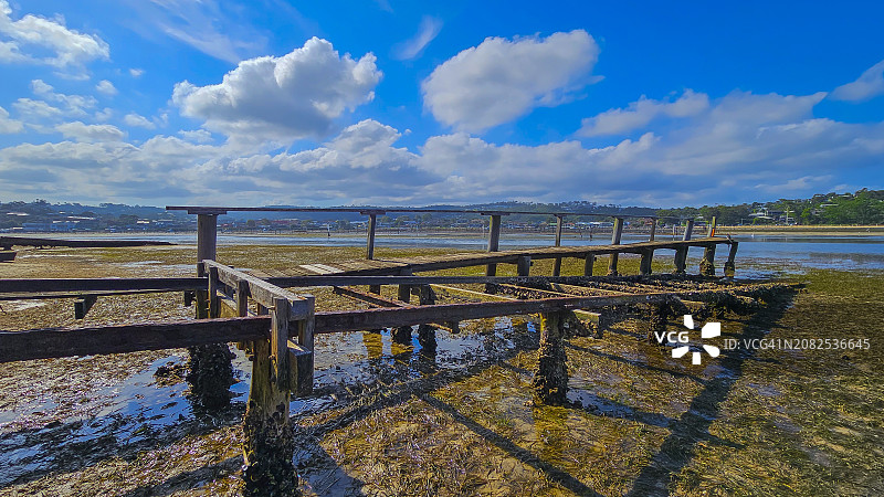 澳大利亚新南威尔士州南部海岸梅林布拉的低潮图片素材