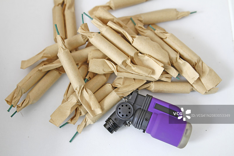 鞭炮特写图片素材