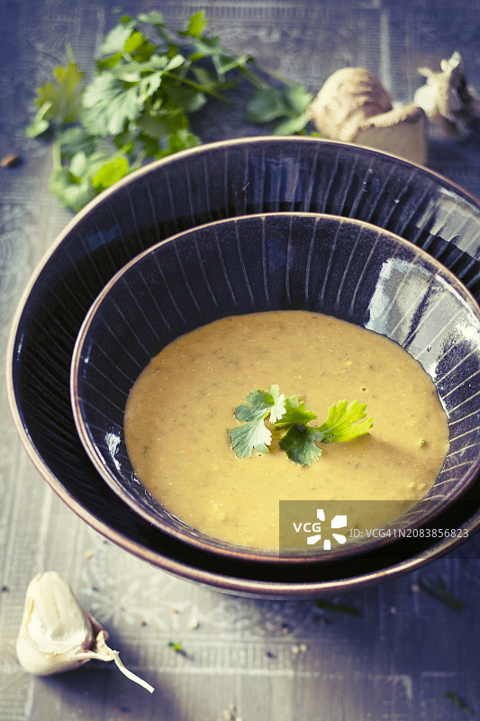 纯素扁豆汤图片素材