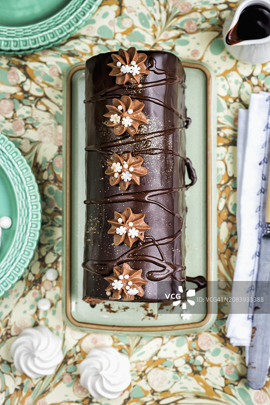 姜饼卷图片素材