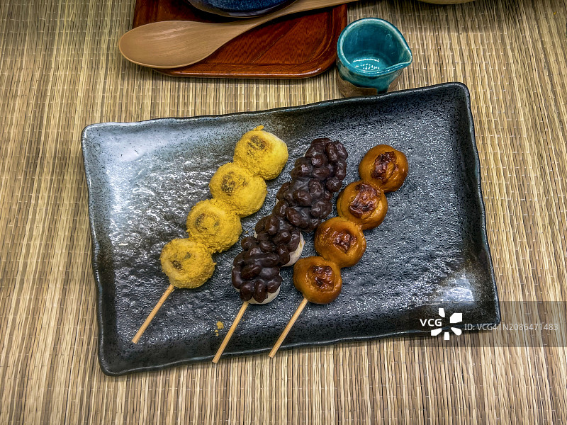 日式团子食物模型图片素材