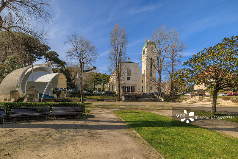 桑坦德圣罗克花园公园图片素材