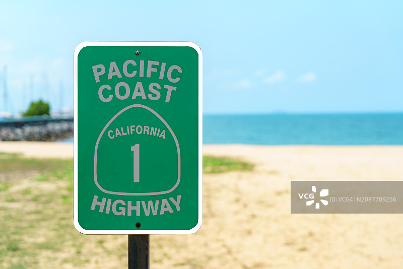 加州风景优美的 1 号公路——太平洋海岸公路图片素材