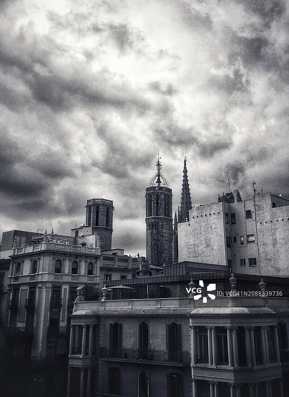 巴塞罗那大教堂图片素材