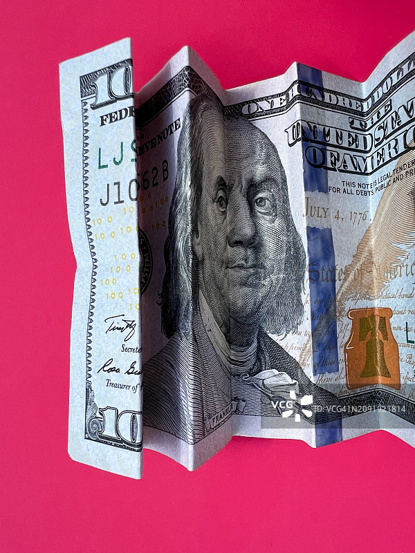 美国一百美元纸币图片素材